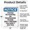 Signmission Posted No Hunting No Trespassing OSHA Notice Sign, Aluminum, 12in W x 18in L, 2PK OS-2PACK-NS-A-1218-V-17721 - alternate 4